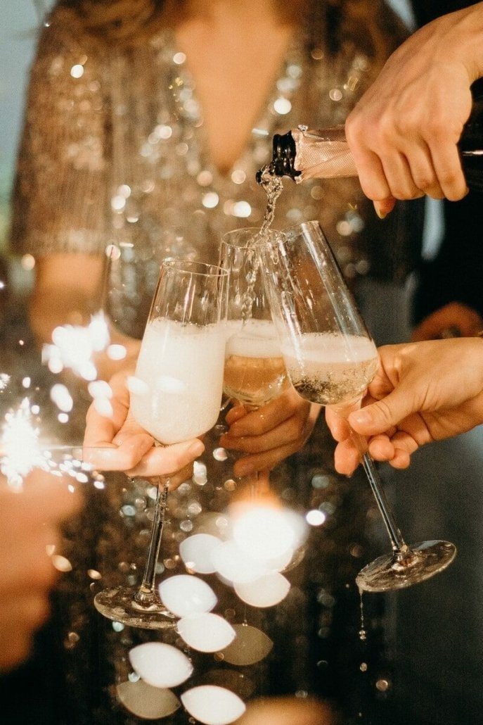 Sektgläser - Arrangement Silvestergala Parkhotel Nümbrecht
