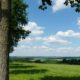 Blick auf Landschaft vom Bergischen Land